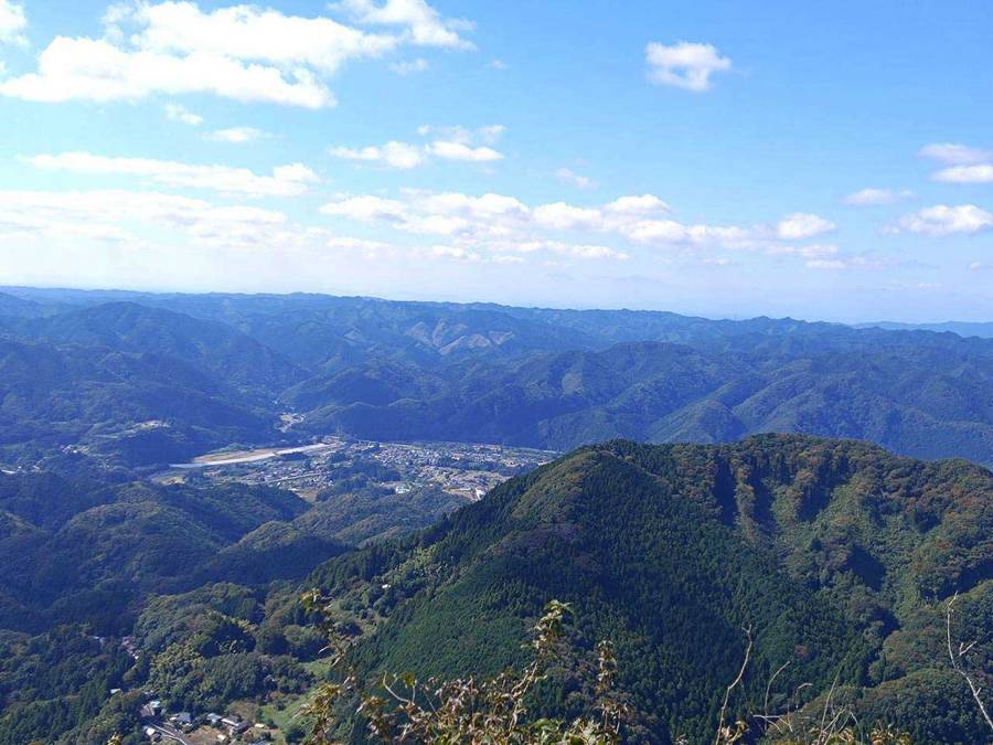 男体山の山頂でのようす